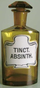 Absinthe Apothecary Bottle