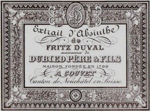 Label Dubied Pere & Fils